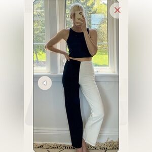 Paloma Wool Black and White Pants